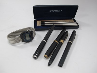 Lot 1290 - Parker Duofold Fountain Pen, with a 14 ct gold...