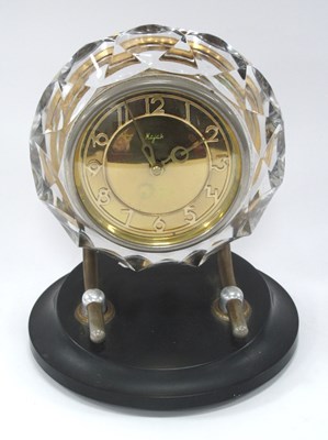 Lot 1396 - Majak Russian Eleven Jewels Mantle Clock in...