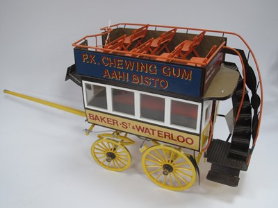 Lot 1332 - A Vintage Hand-Made Model of a Victorian Horse-...