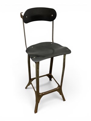 Lot 1513 - An Early 1900s Factory Bench High Chair...