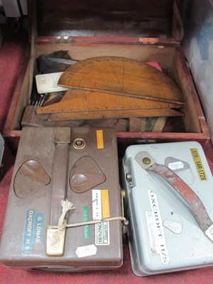 Lot 1042 - Benzing Quartz and STB timing clocks, a box of...
