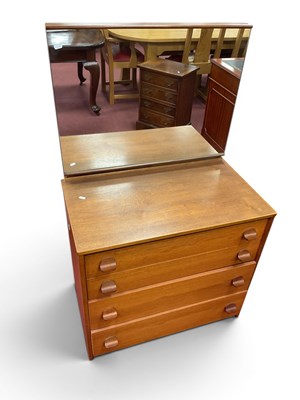 Lot 1520 - Mid Century Teak Dressing Table, probably Stag...