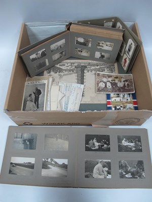 Lot 1034 - 1920s & 30s Snapshop Albums, 1950s school...