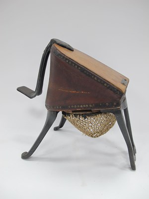 Lot 1412 - An Antique XIX Century Foot Fireplace Bellows,...