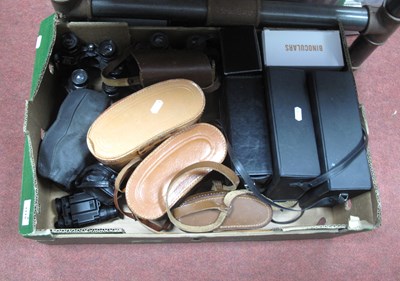 Lot 1119 - Binoculars, including Plus 8x40, Noctovist II...