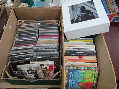 Lot 1095 - CDs and Single Vinyl Records, including boxed...