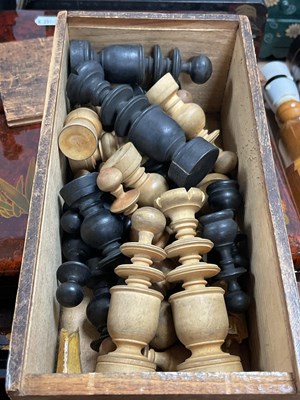 Lot 1012 - Treen and wooden items, including three...