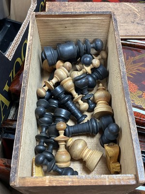 Lot 1012 - Treen and wooden items, including three...