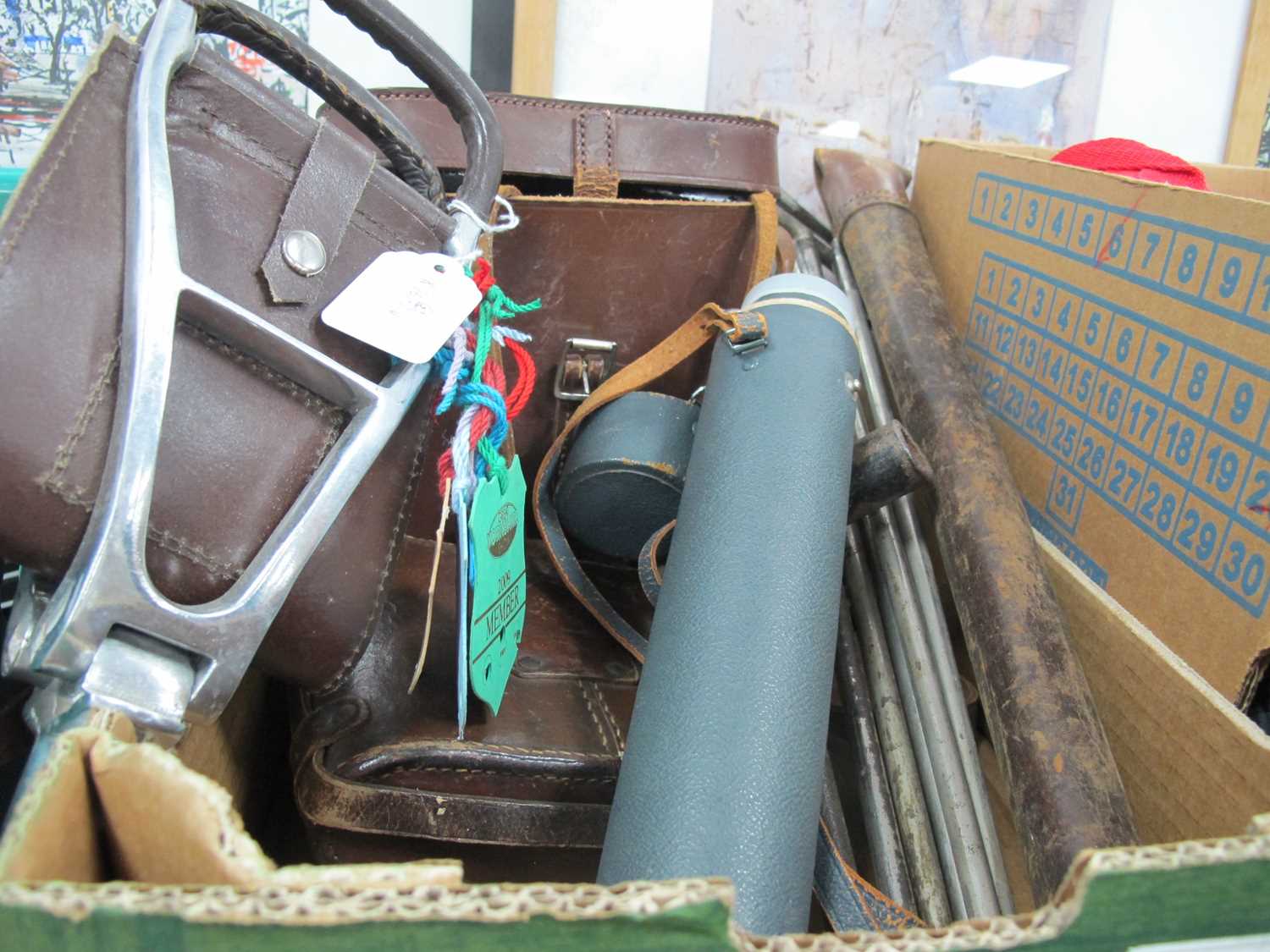 Lot 1048 - Military Binoculars O.S, 114 M.A, Krams pair,...