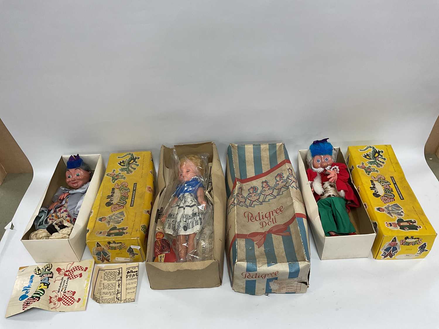 Lot 329 - Two Pelham Puppets, comprising of SL22 King...