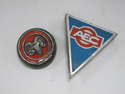 Lot 1407 - Vintage Automobilia A.E.C Dodge Triangular...