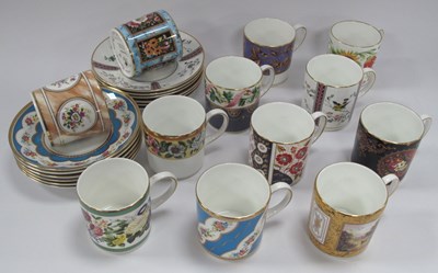 Lot 1182 - The Coalport Museum Historic Coffee Cup...