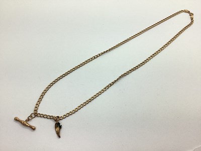 Lot 115 - A Flat Curb Link Chain, approximately 47cm...
