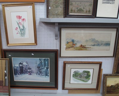 Lot 1462 - Arthur Delaney Signed Tram Print, Herriet Ann...
