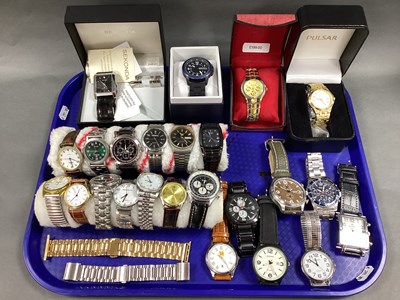 Lot 145 - A Collection of Assorted Gent's Wristwatches,...