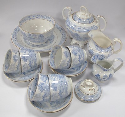 Lot 1183 - XIX Century Blue and White Transfer Printed...