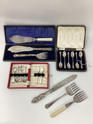 Lot 44 - A Set of Six Hallmarked Silver Teaspoons, in...