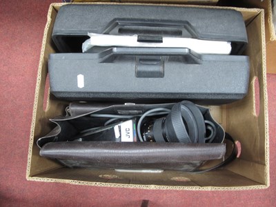 Lot 1338 - Two vintage video cameras: Sony HVC 2000P with...