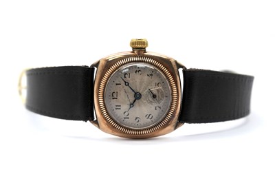 Lot 221 - Rolex; A 1920'S 9ct Rose Gold Cased Mechanical...