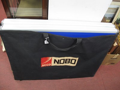Lot 1167 - Two portable Nobo three panel double sided...