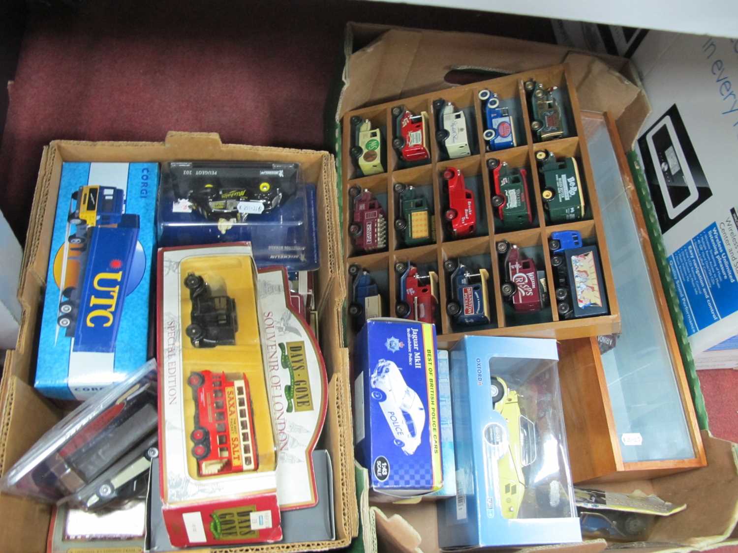 Lot 1038 - Mixed die-cast vehicles, including display...