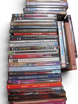 Lot 723 - Lot of 630+ Music DVDs, Rock and Pop.