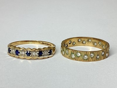 Lot 64 - A 9ct Gold Half Eternity Style Ring, alternate...