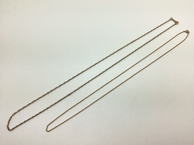 Lot 110 - A 9ct Gold Fine Ropetwist Chain, approximately...