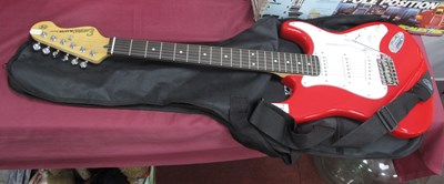 Lot 1327 - Encore Blaster Series E60 electric guitar with...