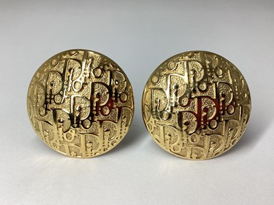 Lot 122 - Christian Dior; A Pair of Large Gilt Metal...