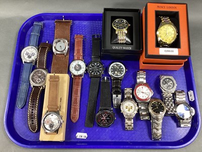 Lot 168 - A Collection of Modern Gent's Wristwatches,...