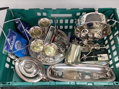 Lot 174 - A Collection of Assorted Plated Ware,...