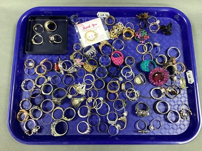Lot 155 - A Collection of Assorted Modern Dress Rings,...