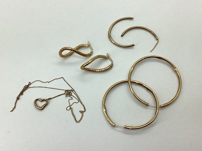Lot 103 - A Pair of Modern Creole Hoop Earrings, of...