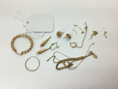 Lot 96 - A Pair of Modern Knot Style Earrings,...