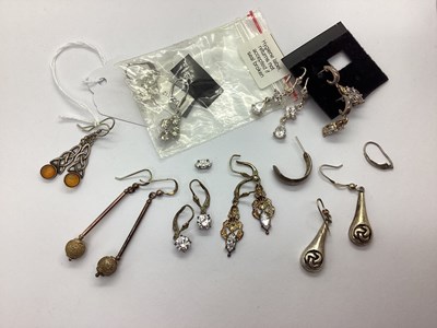 Lot 127 - Modern 925 and Other Earrings, including...