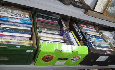 Lot 1132 - Mountaineering and climbing books in very...