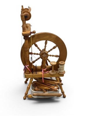 Lot 1517 - Ashford Spinning Wheel, with Ashford mark,...