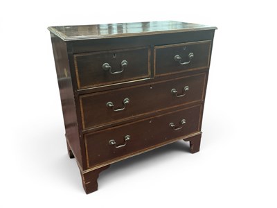 Lot 1549 - Edwardian Mahogany Chest of Drawers, with a...