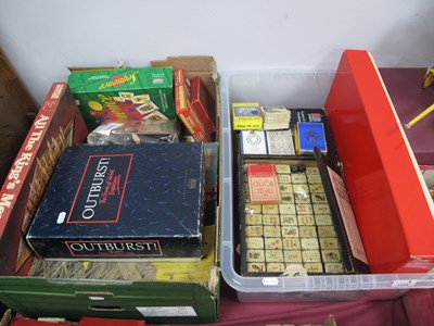 Lot 1334 - Vintage board games and mahjong, including...