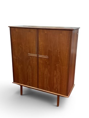 Lot 1558 - Mid XX Century Teak Cabinet, with twin doors,...