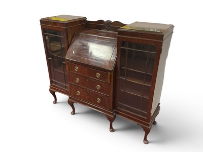 Lot 1534 - XX Century Mahogany Side By Side, with fall...