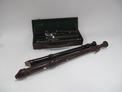 Lot 1331 - Flute and recorders, including antique...