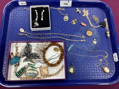Lot 158 - A Collection of Vintage and Later Jewellery,...
