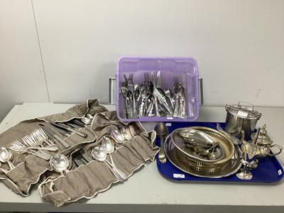 Lot 180 - Kings Pattern and Other Cutlery, including...