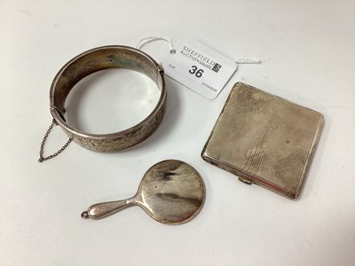 Lot 36 - A Hallmarked Silver Compact, Crisford & Norris...