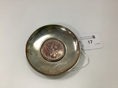 Lot 17 - A Hallmarked Silver Commemorative Pin Dish,...