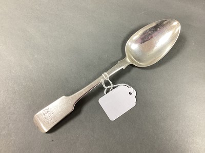 Lot 10 - An Exeter Hallmarked Silver Fiddle Pattern...
