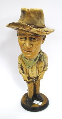 Lot 1320 - A circa 1950's large plaster figure of John...