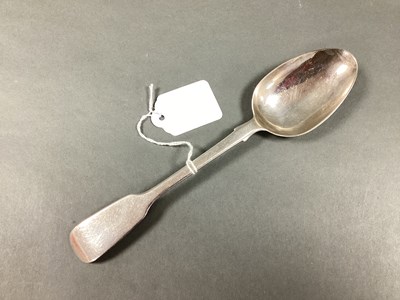 Lot 16 - A Hallmarked Silver Fiddle Pattern Serving...